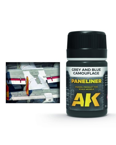 GREY AND BLUE CAMOUFLAGE PANELINER 35ML