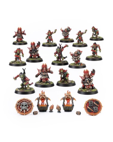 BLOOD BOWL: CHAOS DWARF TEAM - ZHARR-NAGGRUND ZIGGURATS