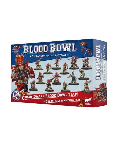 BLOOD BOWL: CHAOS DWARF TEAM - ZHARR-NAGGRUND ZIGGURATS