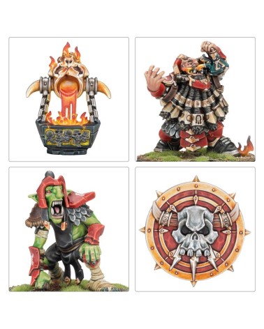 BLOOD BOWL: CHAOS DWARF TEAM - ZHARR-NAGGRUND ZIGGURATS