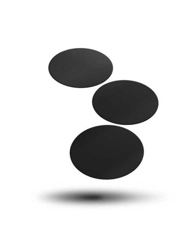 SELF-ADHESIVE MAGNETIC BASES OVAL 120X92MM X3