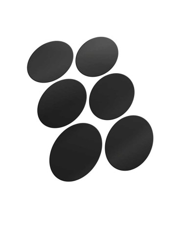 SELF-ADHESIVE MAGNETIC BASES OVAL 105X70MM X6