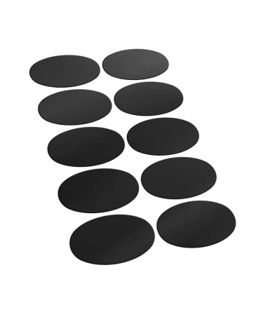 SELF-ADHESIVE MAGNETIC BASES OVAL 90X52MM X10