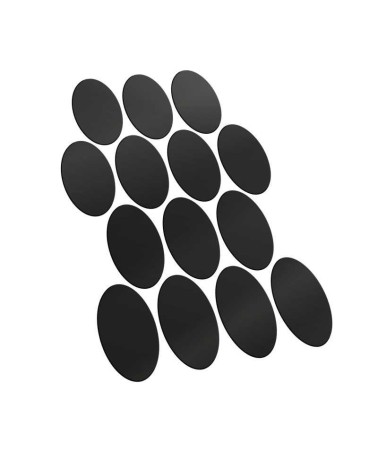 SELF-ADHESIVE MAGNETIC BASES OVAL 75X42MM X14
