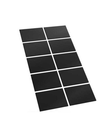 SELF-ADHESIVE MAGNETIC BASES RECTANGULAR 50X75MM X10