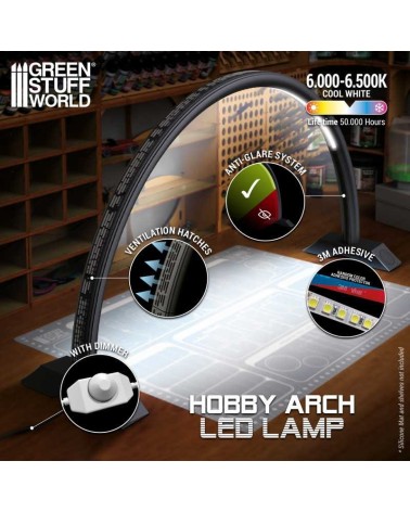 HOBBY ARCH LED LAMP - DARTH BLACK