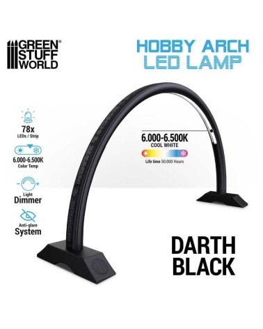 HOBBY ARCH LED LAMP - DARTH BLACK