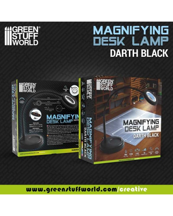 MAGNIFYING DESK LAMP - NEGRO/BLACK