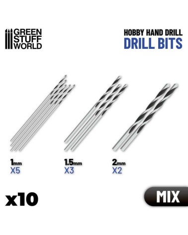 DRILL BITS MIX X10