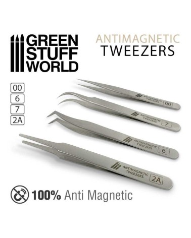 ANTI-MAGNETIC TWEEZERS SET X4