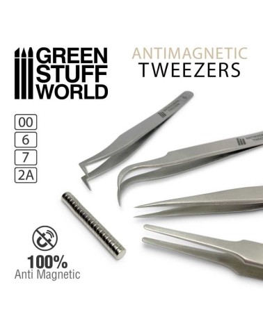 ANTI-MAGNETIC TWEEZERS SET X4