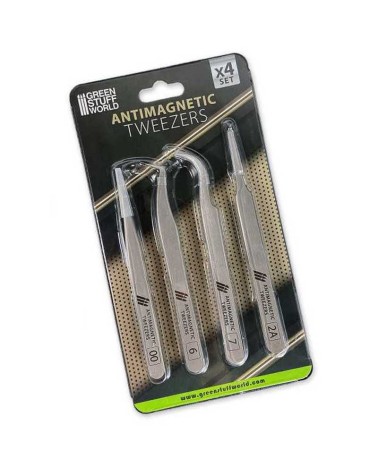 ANTI-MAGNETIC TWEEZERS SET X4