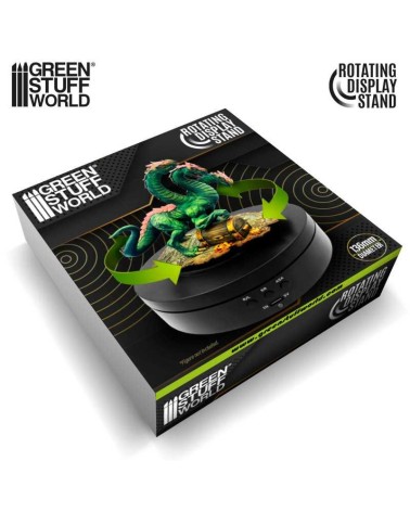 ROTATING DISPLAY STAND - TURNPLATE 136MM USB/BATTERIES