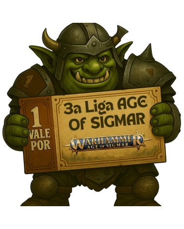 TICKET 3A LIGA AGE OF SIGMAR 07/07/2025 AL 13/10/2025