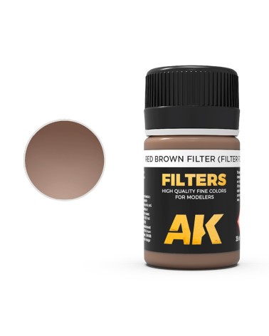 RED BROWN FOR WOOD FILTER 35ML